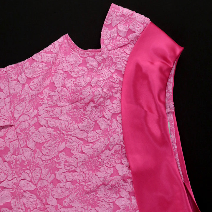 Women's Elegant Dress with Asymmetric Strap and Floral Pattern StylebySassy