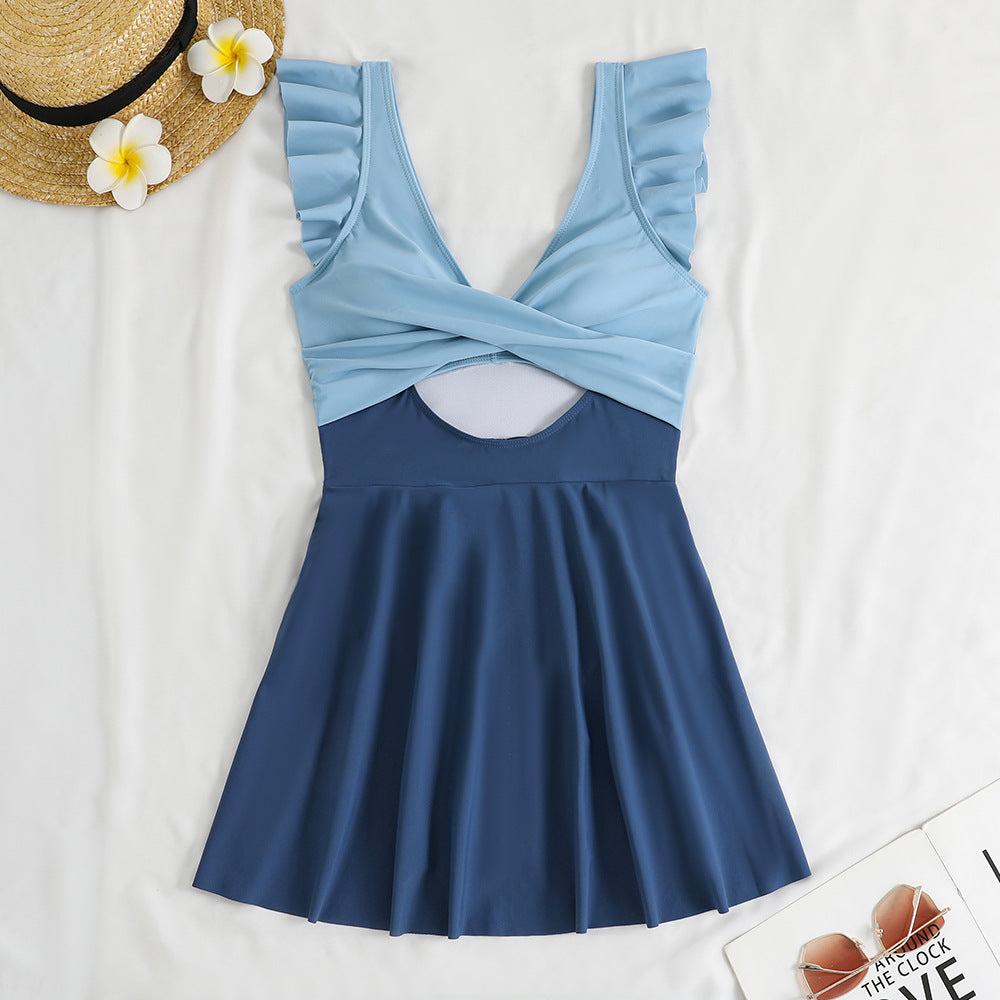 Women’s swimsuit with voluminous ruffle details StylebySassy
