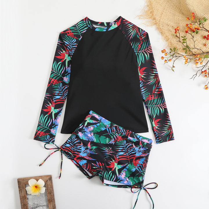 Women UV Protection Rashguard with Shorts StylebySassy