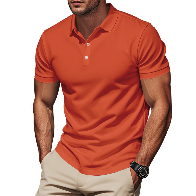 Men's classic polo shirt made of breathable cotton blend with regular fit StylebySassy