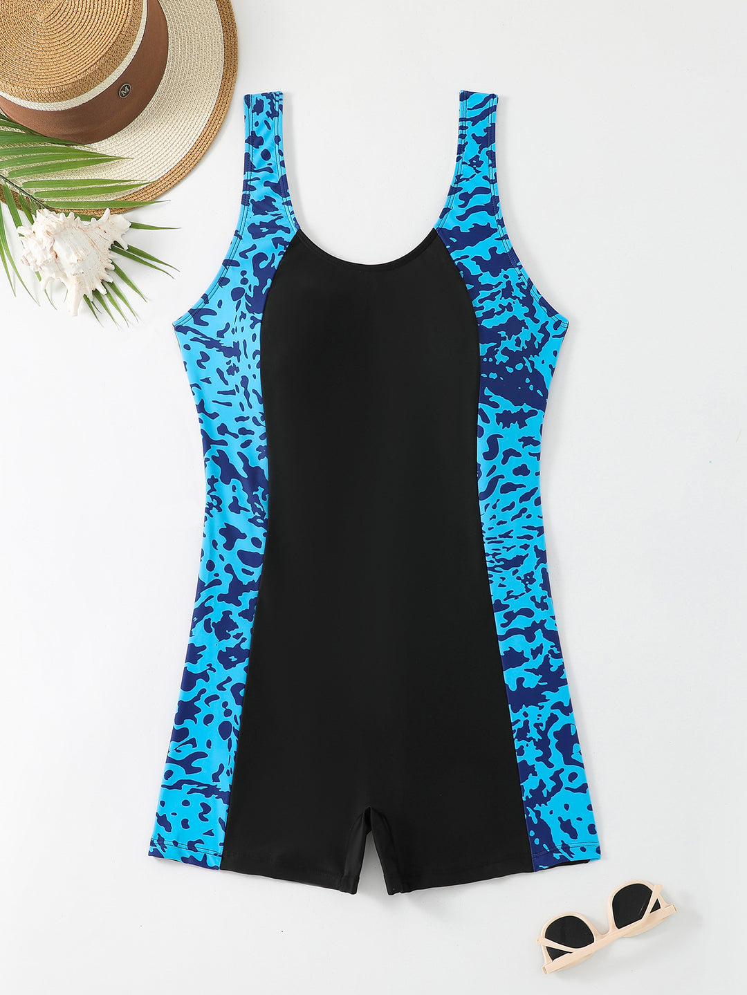 Women’s sporty swimsuit with fashionable pattern StylebySassy