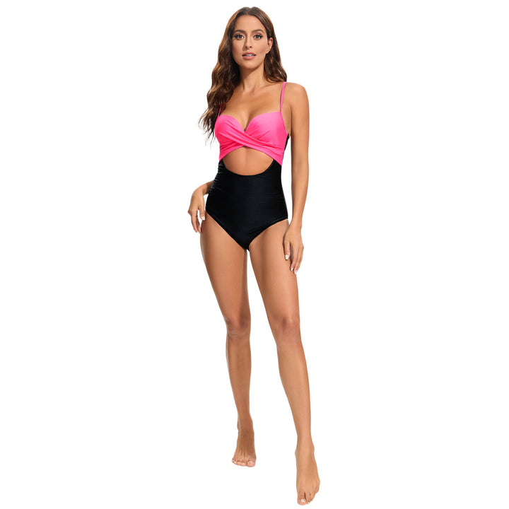 Women’s Fashionable One-Piece Swimsuit with Cut-Out Details StylebySassy