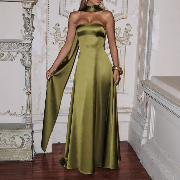 Women Elegant and stylish long sleeve evening dress StylebySassy