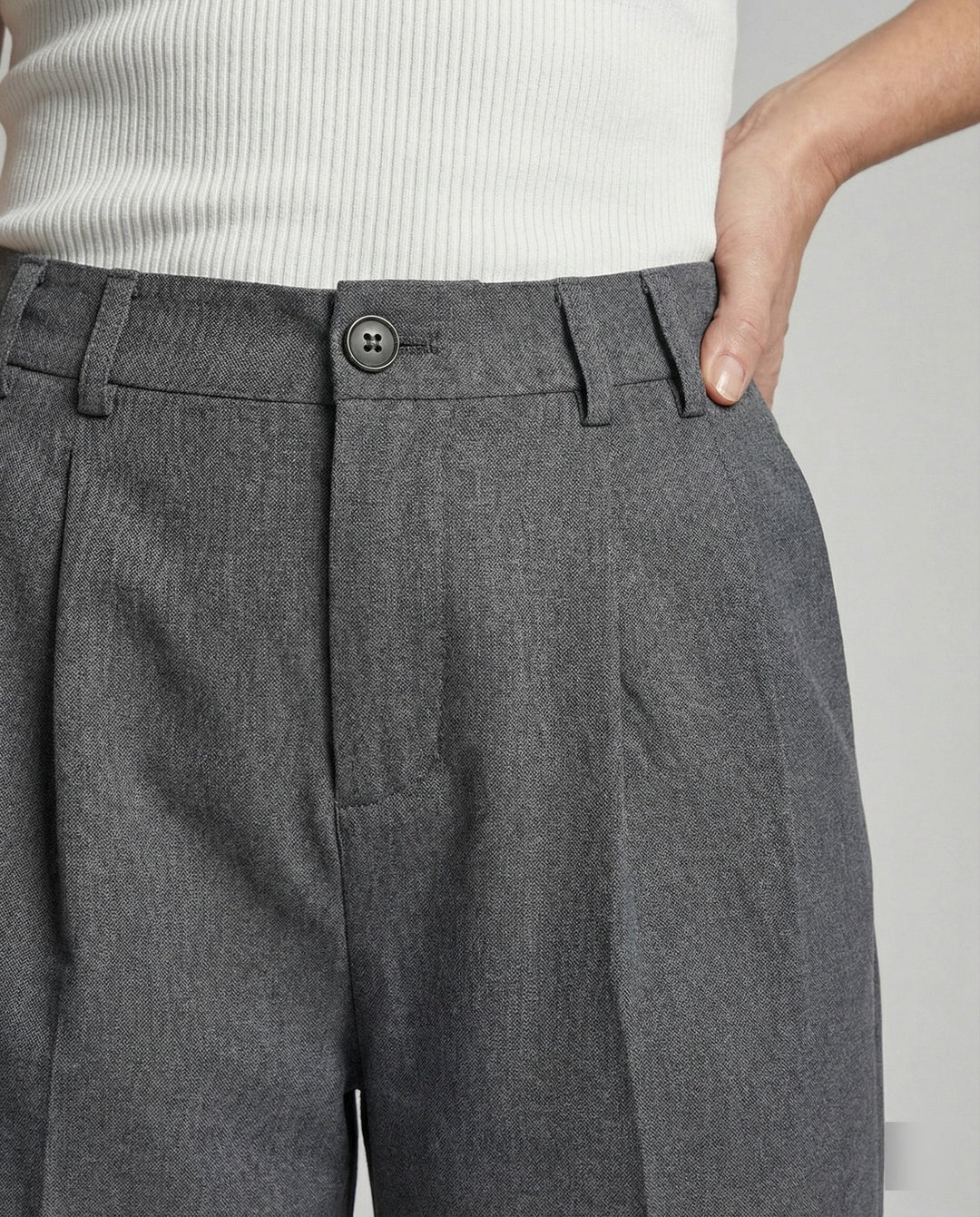 Leisurewear Women's Pleated Trousers Wide
