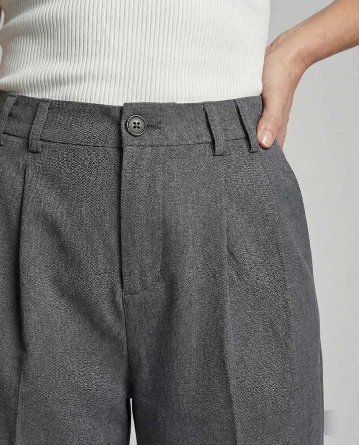 Leisurewear Women's Pleated Trousers Wide