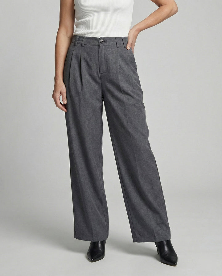 Leisurewear Women's Pleated Trousers Wide