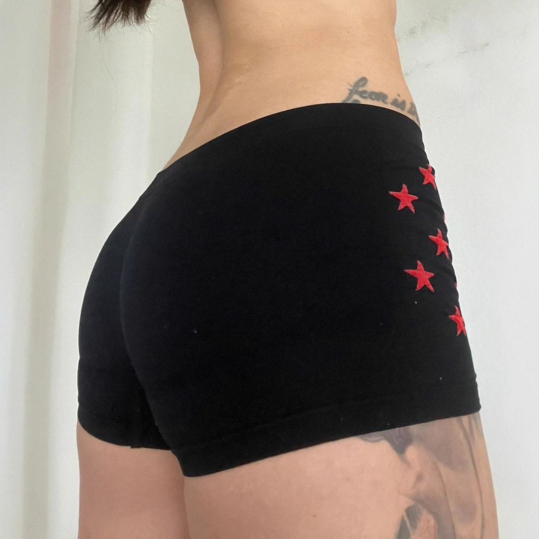 Women's Comfortable Boxershorts with Patriotic Design StylebySassy