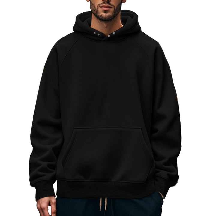 Unisex nan softer cotton fleece hoodie with kangaroo pocket and raglan sleeves StylebySassy