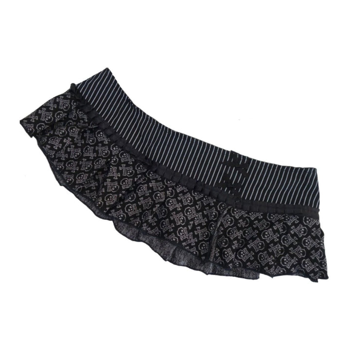 Women's playful mini skirt with ruffles and unique pattern StylebySassy