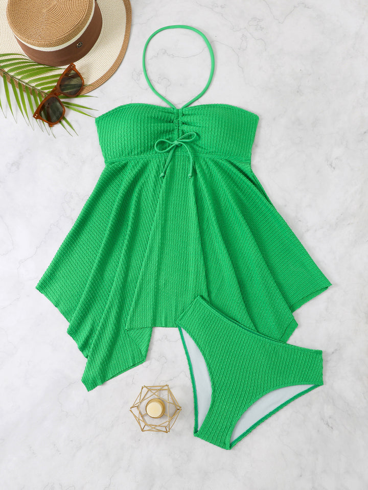 Women's tankini with casual top and stylish skirt StylebySassy