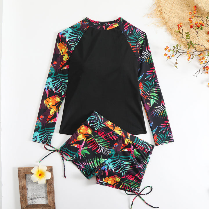 Women UV Protection Rashguard with Shorts StylebySassy