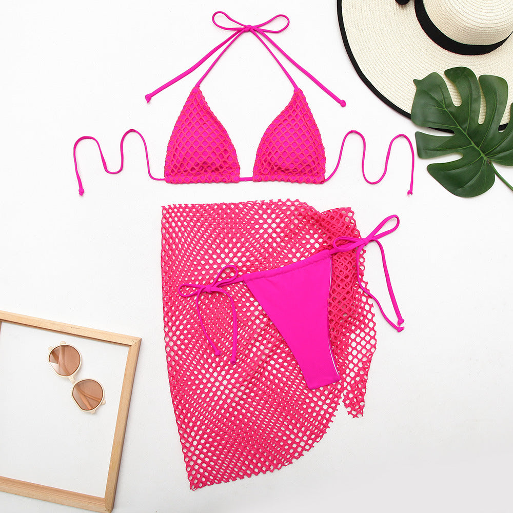 Women Mesh Pattern Bikini Set StylebySassy