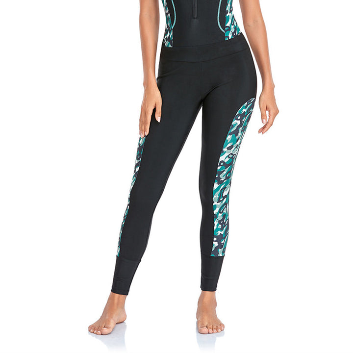 Ladies' surfing suit with fashionable camouflage patterns StylebySassy