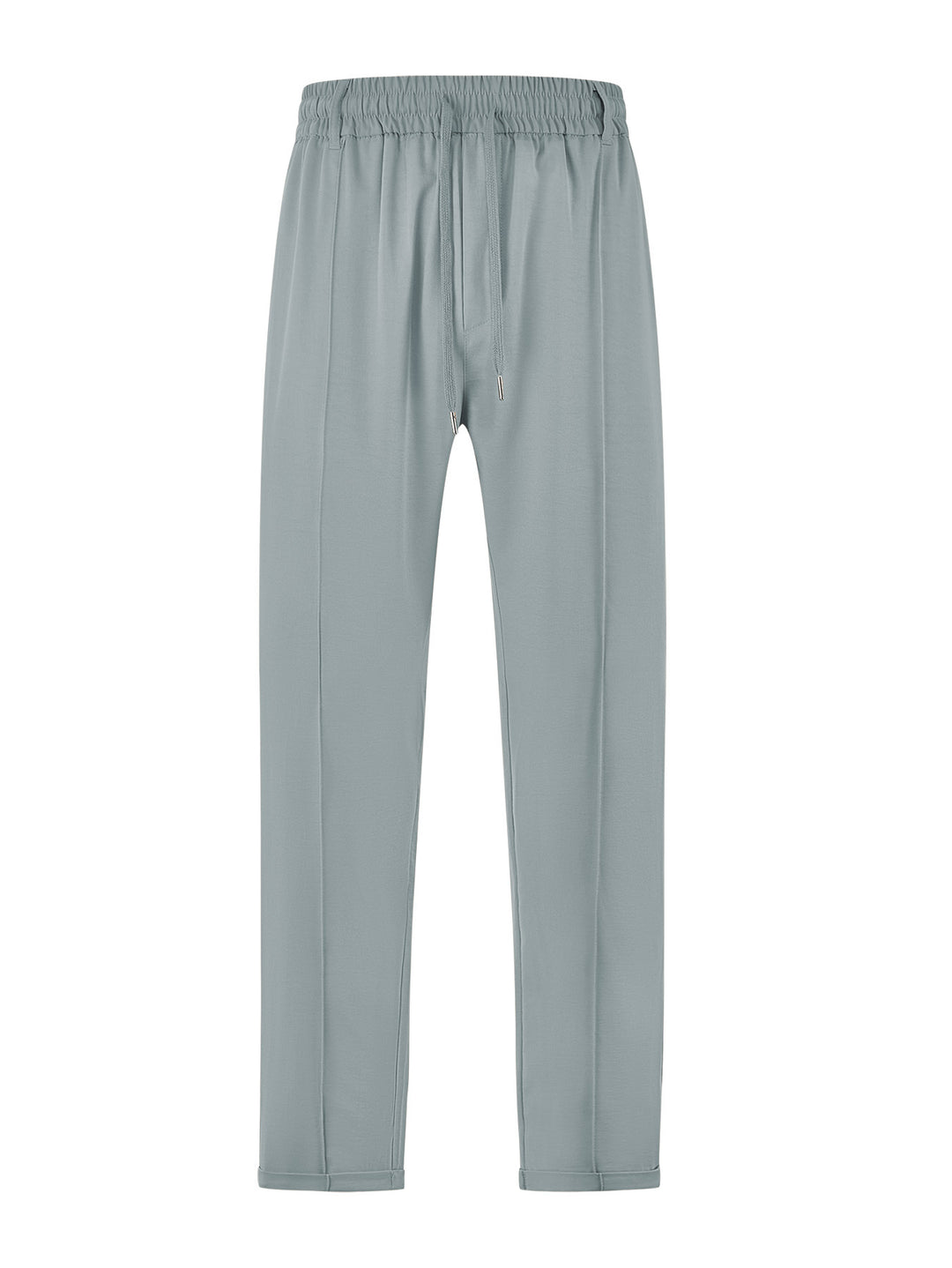 Ladies nan elegant jersey pants with creases, drawstring waistband, and narrow leg fit StylebySassy