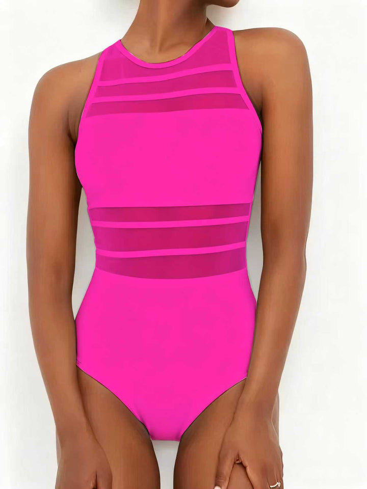 Women’s sporty bodysuit with transparent inserts StylebySassy