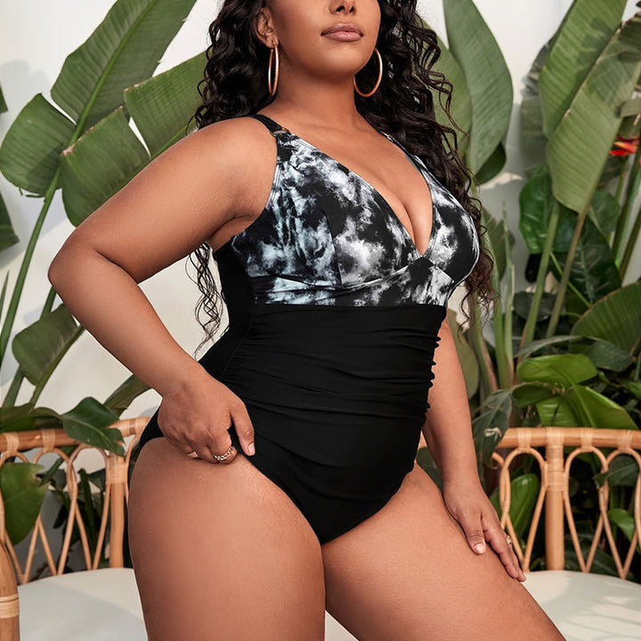 Ladies elegant one-piece swimsuit with stylish wrap design StylebySassy