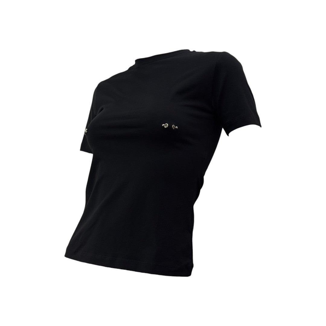 Ladies Fashion T-Shirt with Unique Jewelry Details StylebySassy