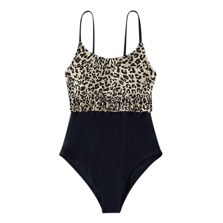 Women's one-piece swimsuit with fashionable ruffle detail StylebySassy