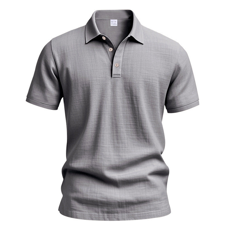 Men's nano lightweight structured polo with kent collar and concealed button placket StylebySassy