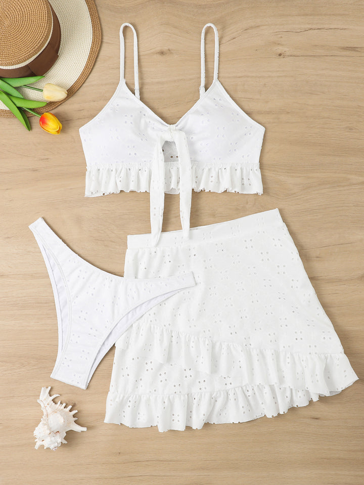 Women's Bikini Set with Ruffle Details StylebySassy