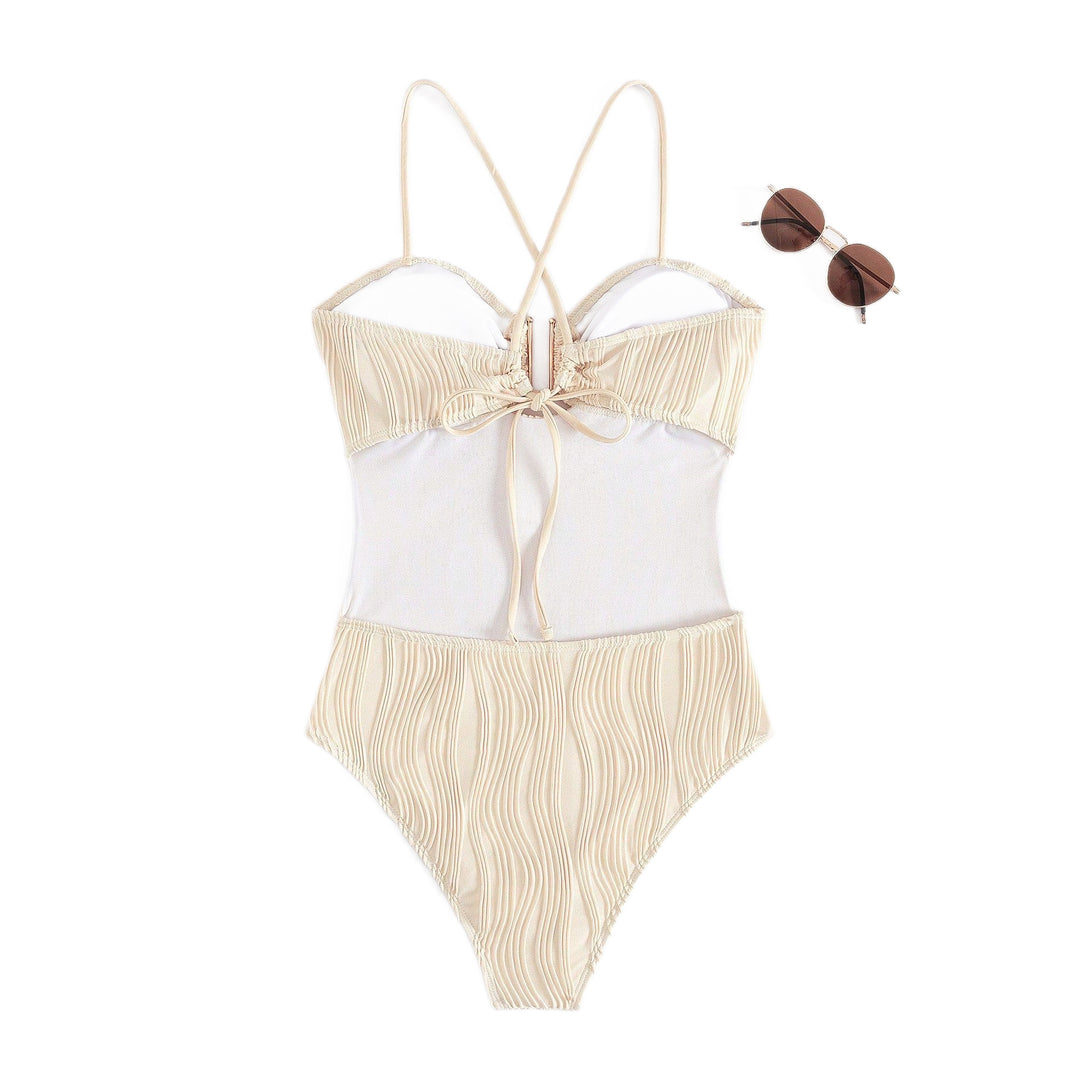 Ladies Elegant Swimsuit with Ruched Details StylebySassy