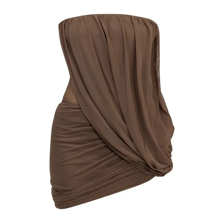 Women's wrap dress made of flowing material StylebySassy
