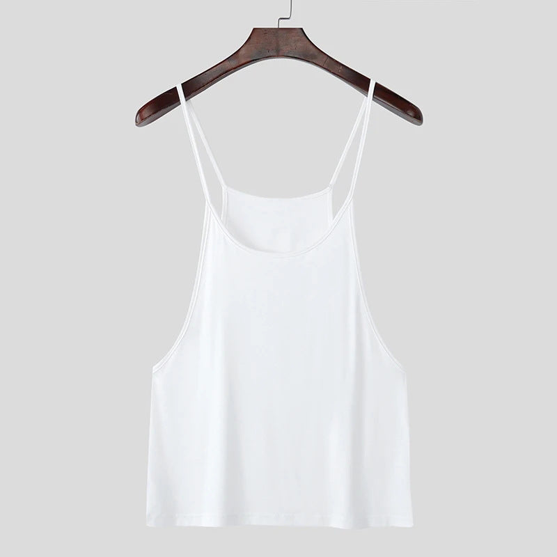Ladies lightweight spaghetti strap top made of fine viscose blend with loose fit StylebySassy
