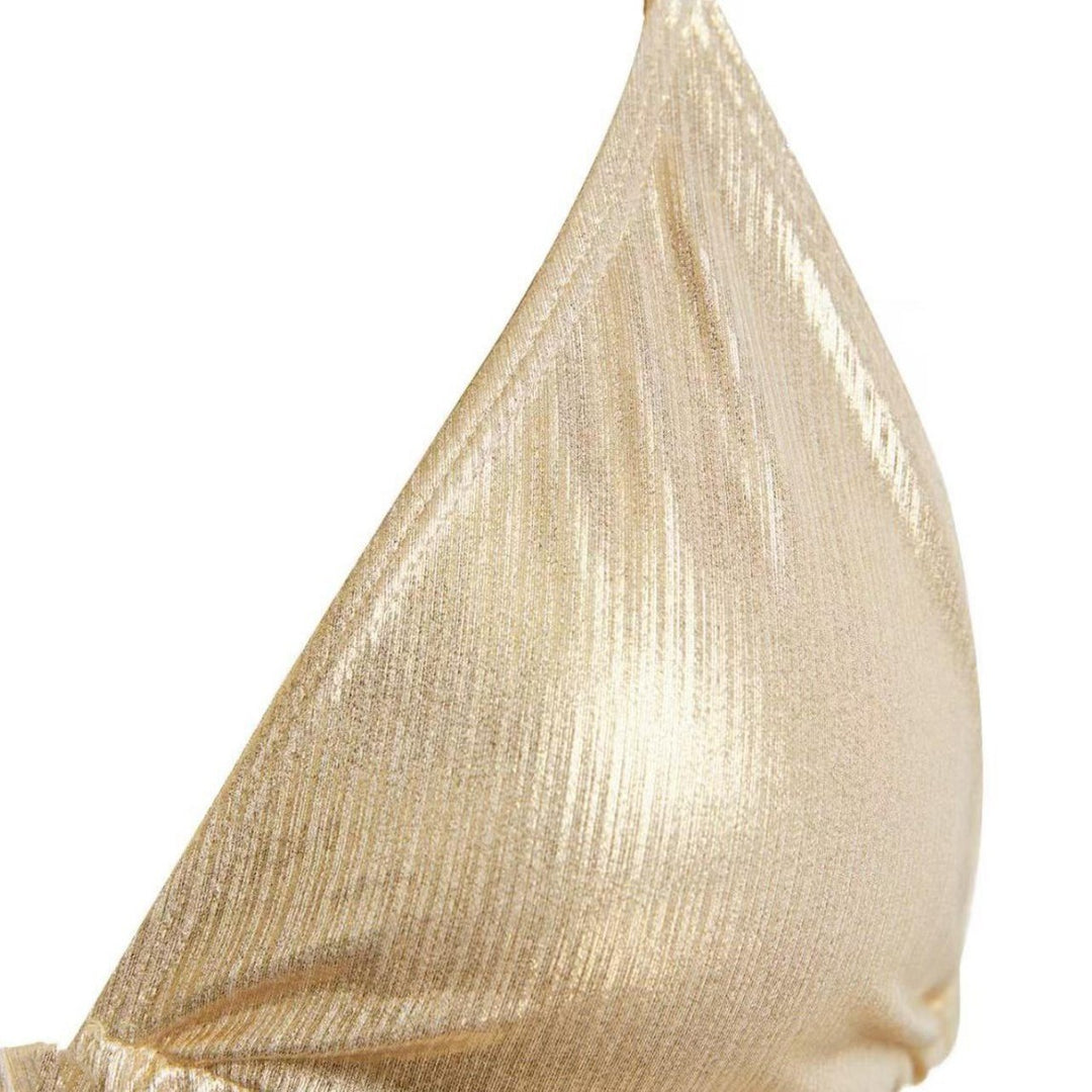 Women Shiny Triangle Bikini Set StylebySassy