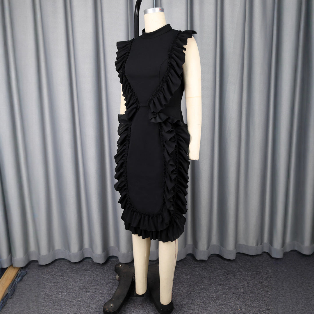 Women Designer Dress with Ruffle Details StylebySassy