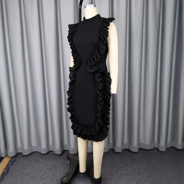 Women Designer Dress with Ruffle Details StylebySassy