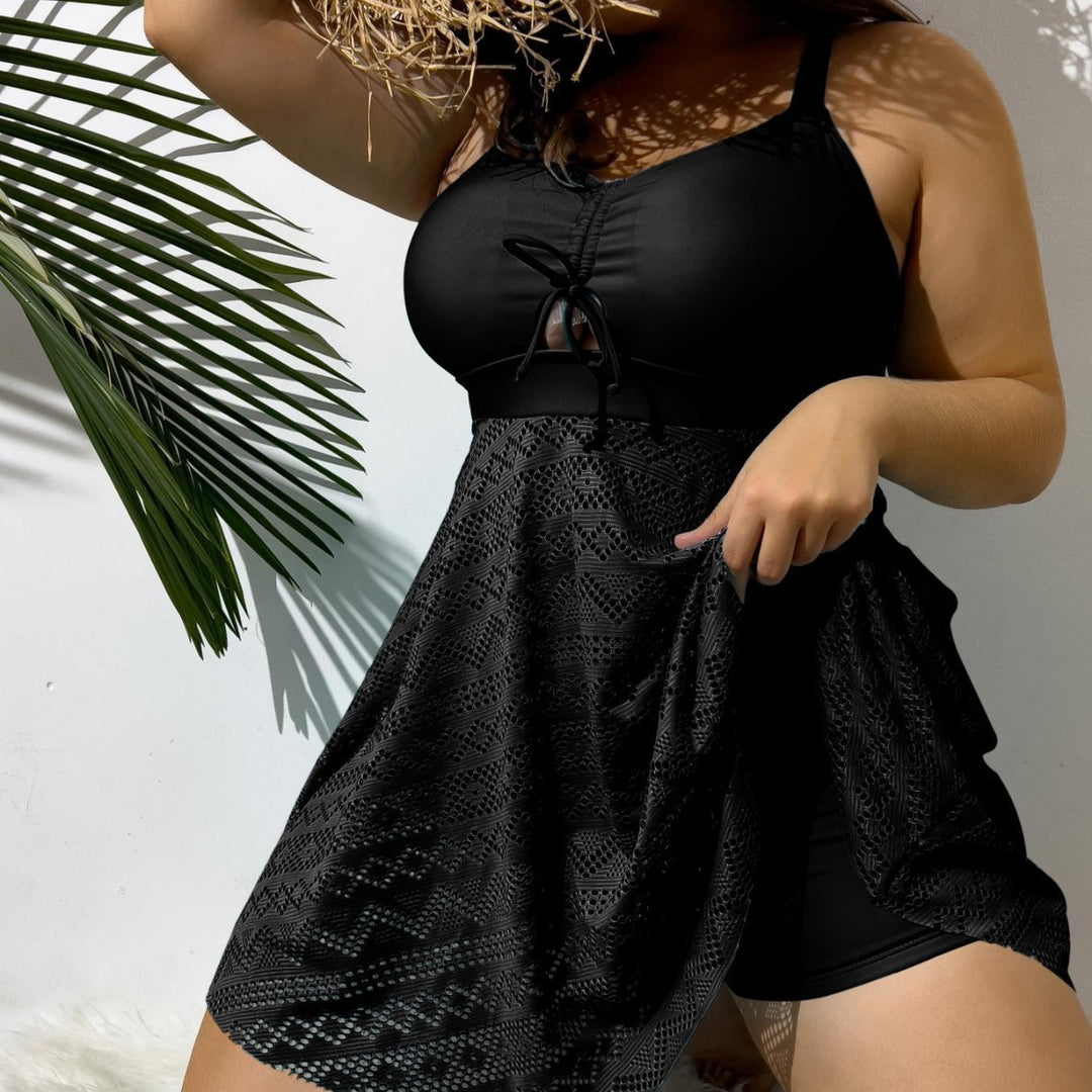 Women's Swimsuit with Fashionable Wrap Skirt StylebySassy