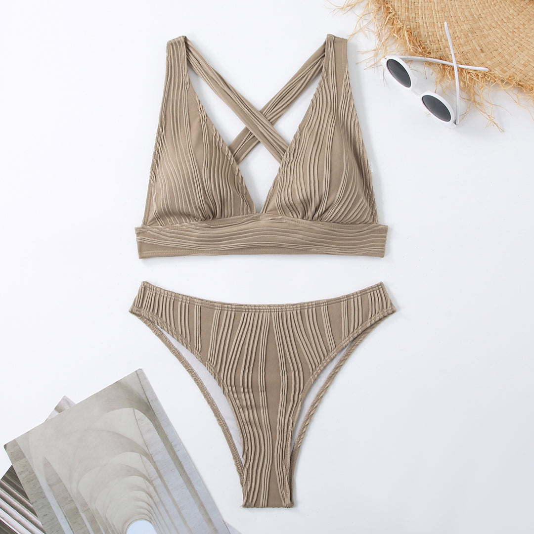 Ladies Refined Triangle Bikini Set StylebySassy
