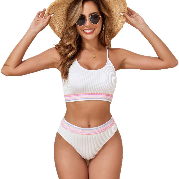 Ladies' sporty ribbed bikini set StylebySassy