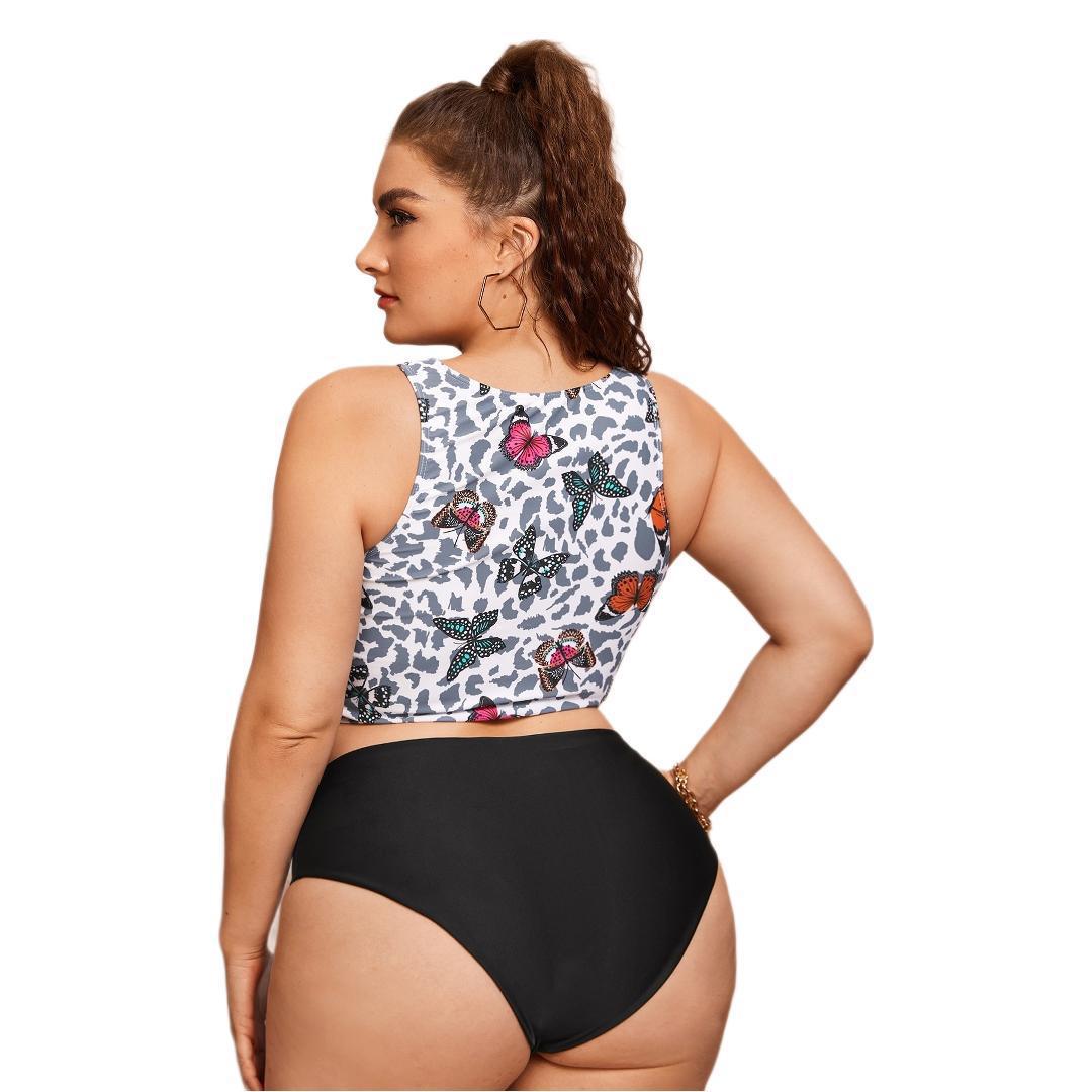 Women’s Crop Bikini Top with Trendy Tie Design StylebySassy