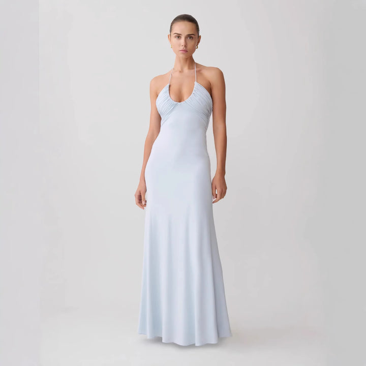 Women's maxi dress with sophisticated draping StylebySassy
