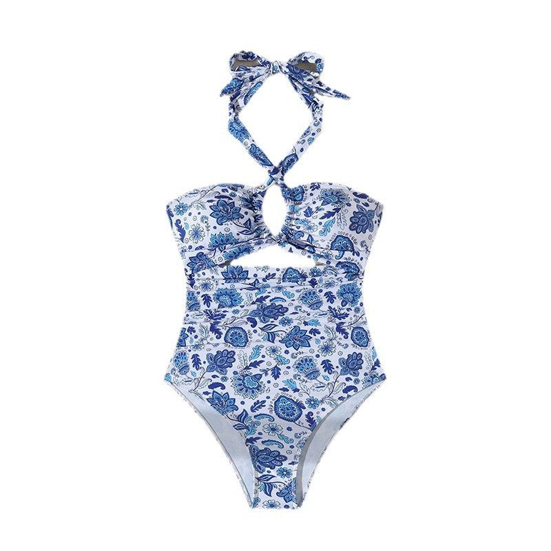 Women's One-Piece Swimsuit with Elaborate Wrap Detail StylebySassy
