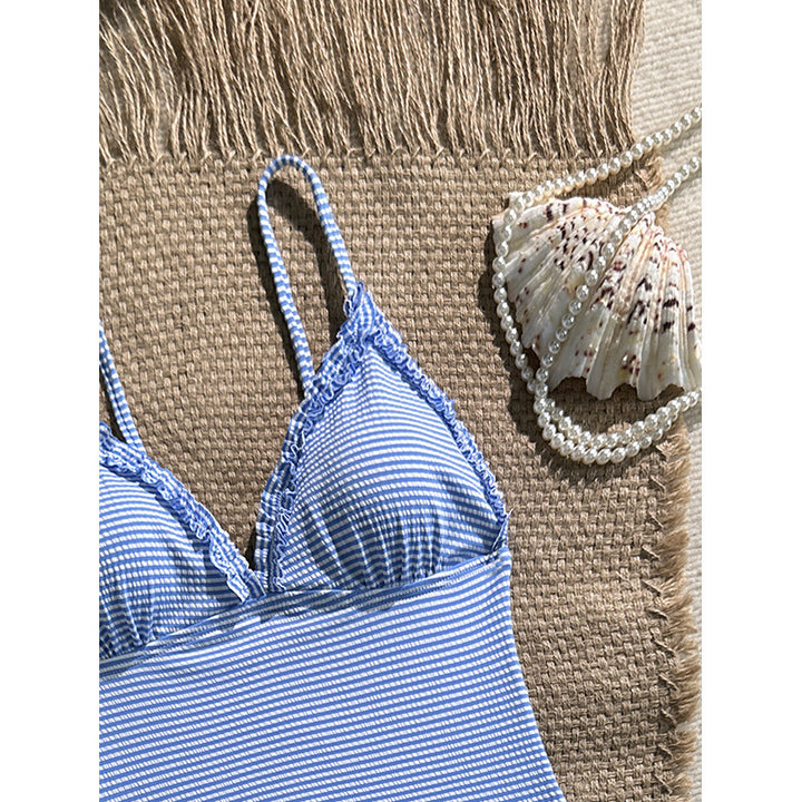 Women’s One-Piece Swimsuit with Sophisticated Crochet Detail StylebySassy