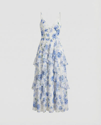 Women's Maxi Dress Chiffon Elegant