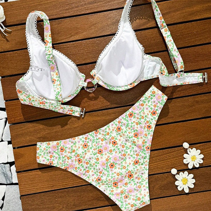 Women's Floral Print Bikini Set StylebySassy