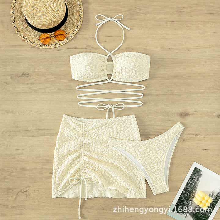 Women's Bikini Set with Sophisticated Wrap Design StylebySassy