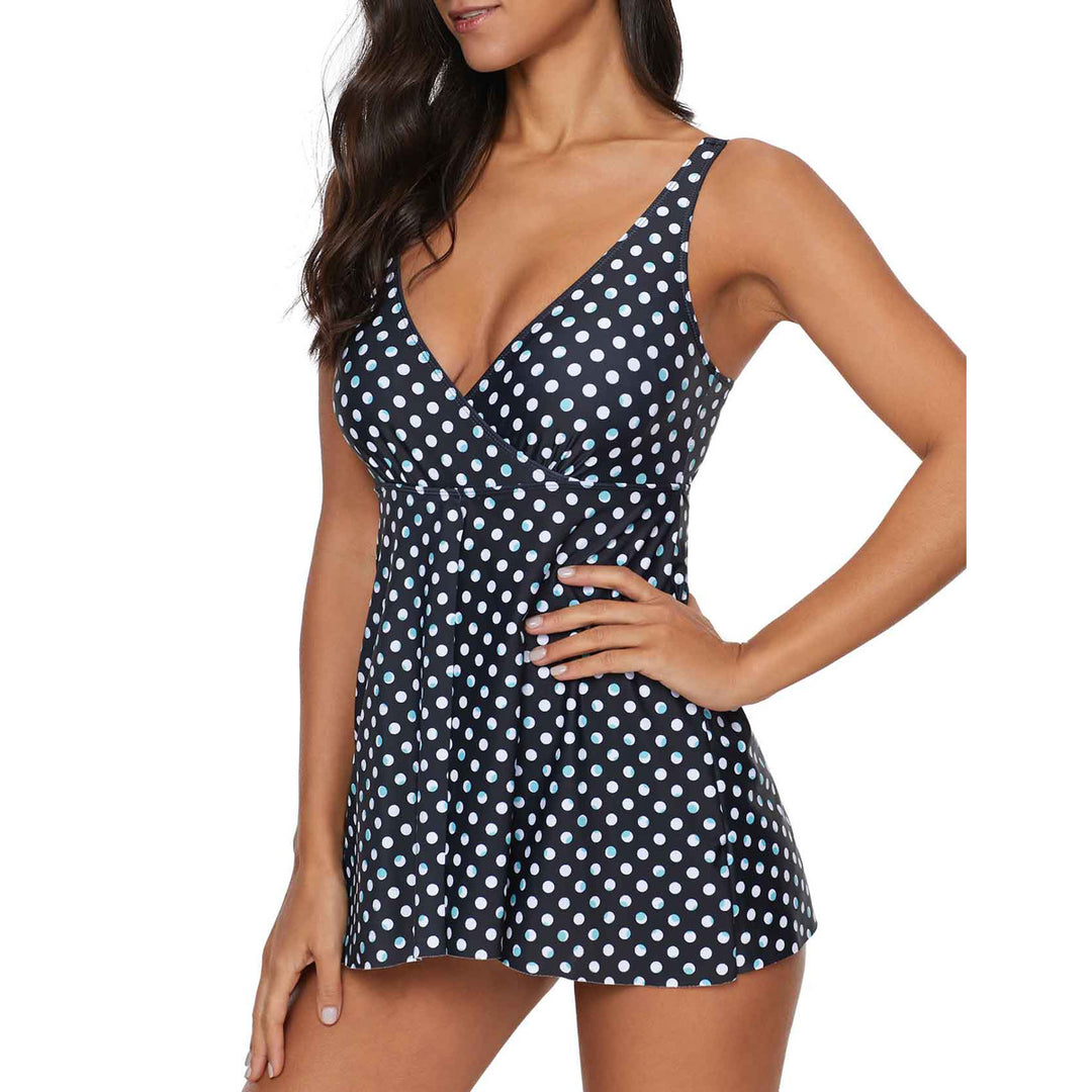 Women's leisure dress with elegant dot design StylebySassy