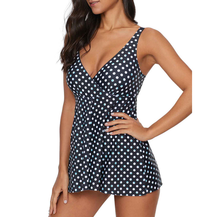 Women's leisure dress with elegant dot design StylebySassy