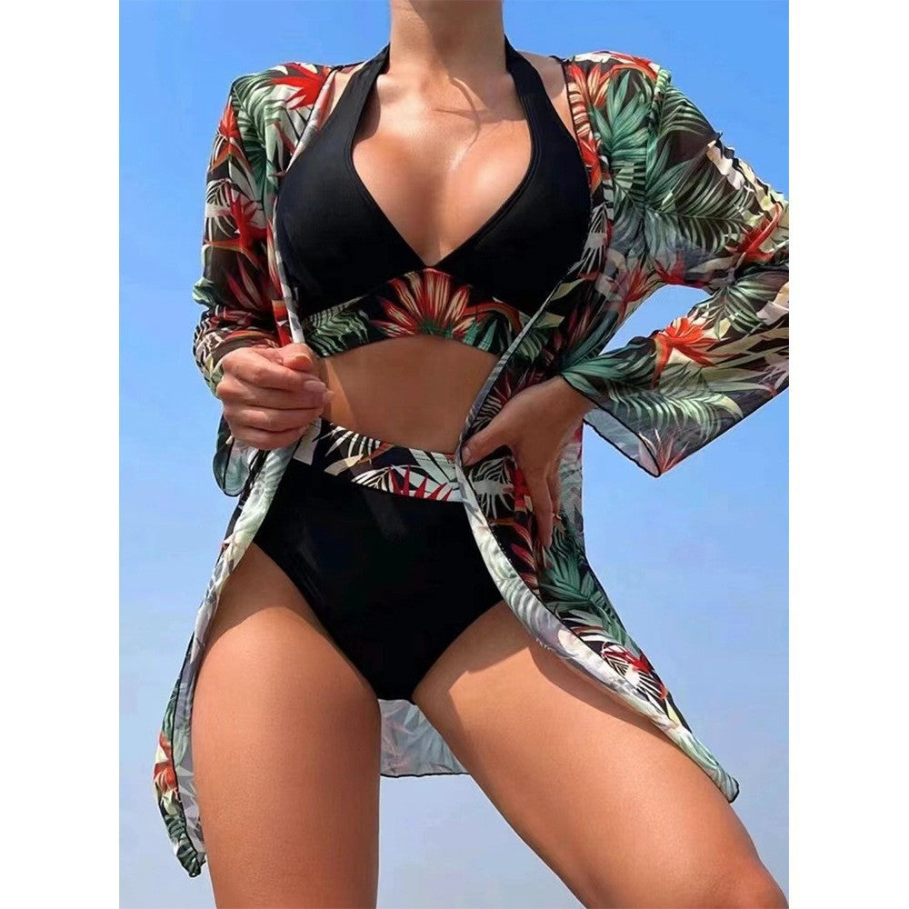 Women's Bikini Set with Floral Cover-Up StylebySassy