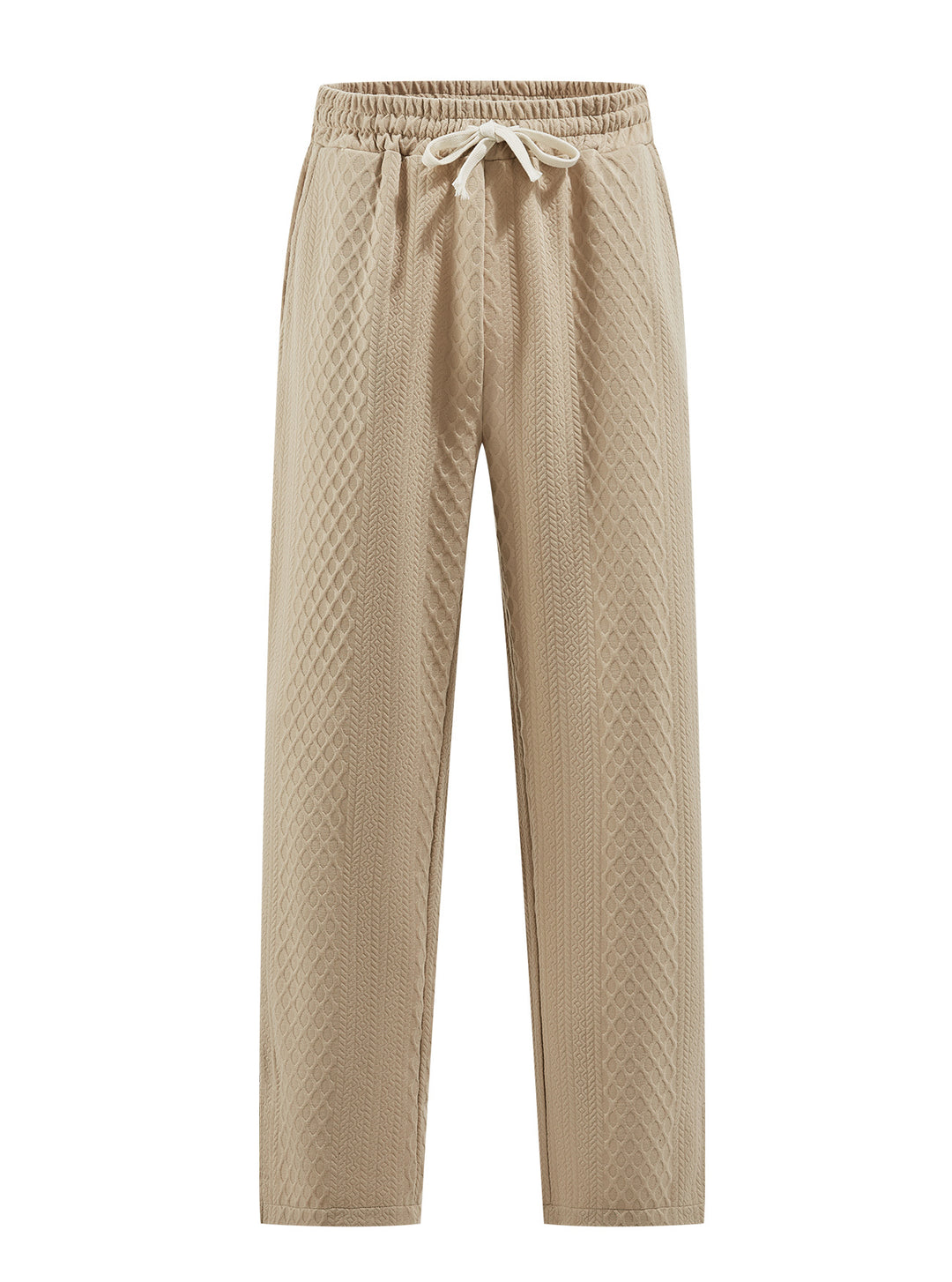 Ladies nan comfortable structured lounge pants with elastic drawstring and straight leg StylebySassy