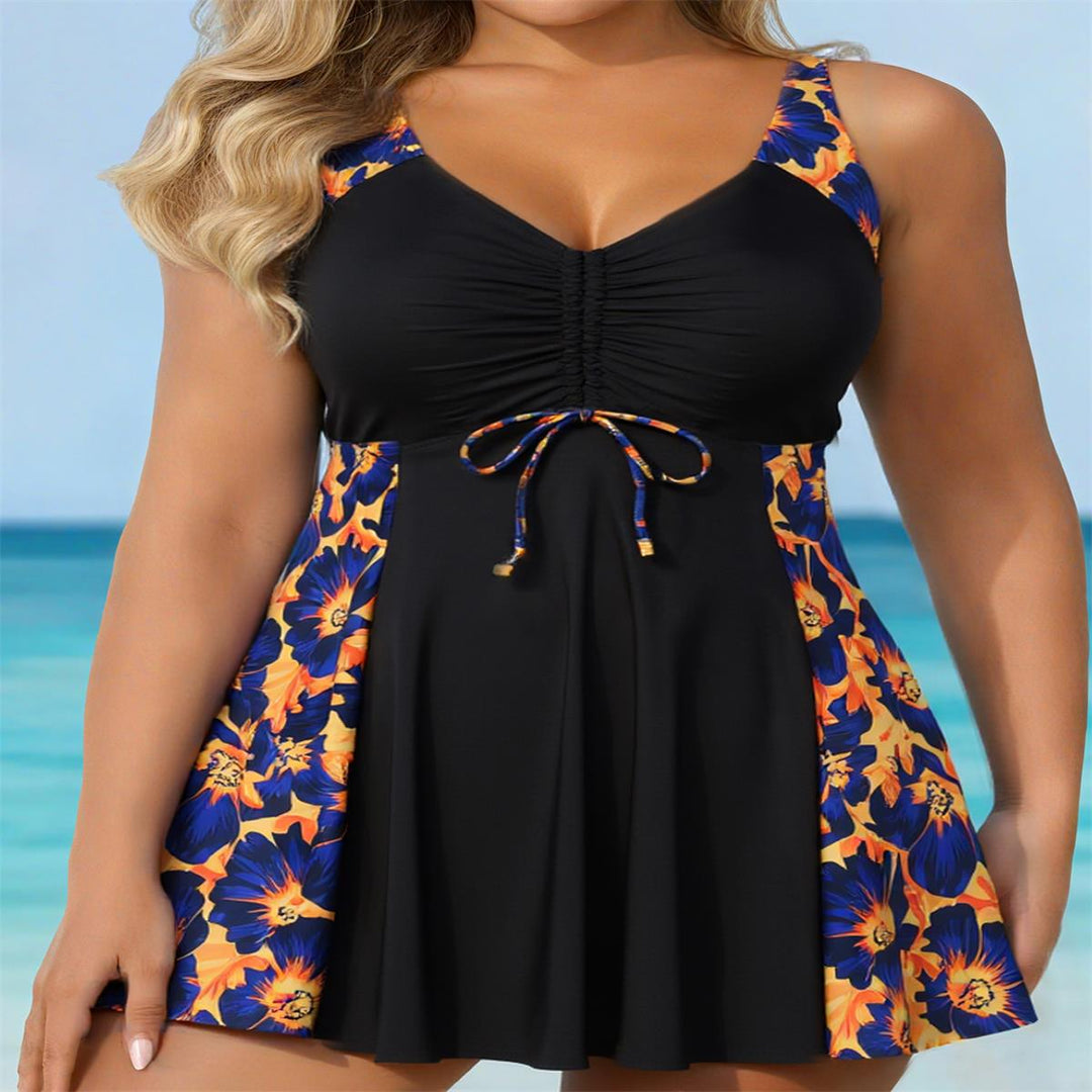 Women Beach Dress Swimsuit with Elegant Leopard Print StylebySassy