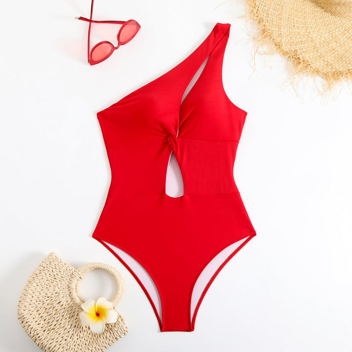Women One-Sided Cut-Out Swimsuit StylebySassy