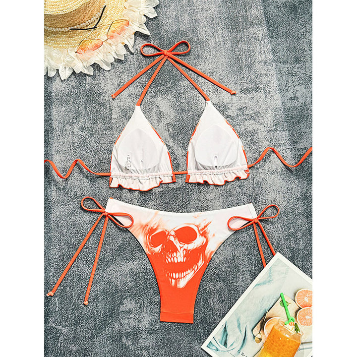 Women's Bikini Set with large skull design StylebySassy