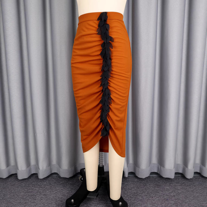 Women's elegant skirt with ruffle details StylebySassy