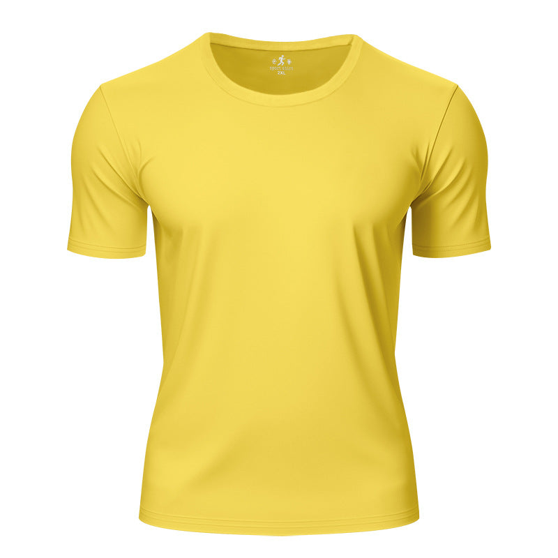 Unisex nan moisture-wicking functional T-shirt with round neck and light stretch StylebySassy