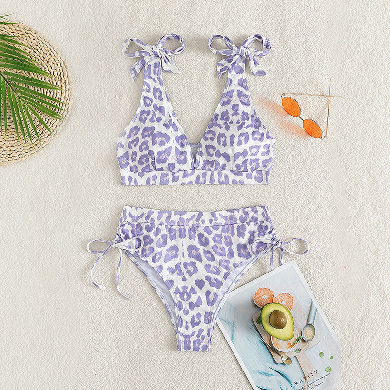 Women High-Cut Bikini with Adjustable Straps StylebySassy
